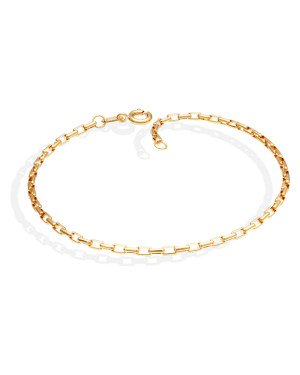 Pulseira Retangulo 2mm  - CE - 2mm x 200mm - 2.22gr