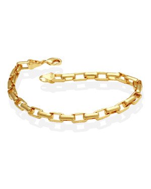 Pulseira Retangulo 4mm - CN - 4mm x 180mm - 6.90gr