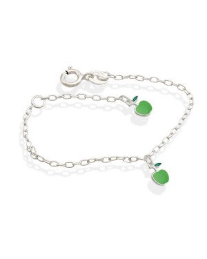 Pulseira AG c/ 2 Macas p/ Resina  - G5 - 11mm x 140mm - 1.51gr