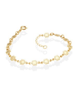 Pulseira c/ 13 Sol Macicos - CS - 6mm x 180mm - 3.00gr