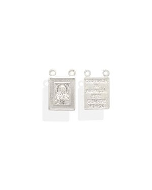 Quadrado AG S.C. Jesus c/ Oracao  - G5 - 8mm x 12mm - 0.87gr