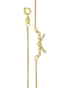 Gargantilha Fundicao - 10 Zirconia - c/ Laco  - 00 - 18mm x 450mm - 2.80gr
